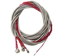 Aiwjeakh Set di 5 corde in acciaio per chitarra bassa a 5 corde, grande sostituzione durevole