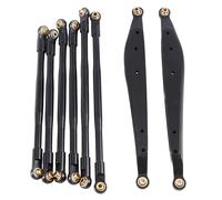 Aiwjeakh Set di 8 pezzi di collegamento in metallo con di collegamento posteriore per AXIAL RBX10 Ryft 1/10 RC Crawler parti di aggiornamento accessori, 3