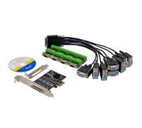 Aiwjeakh ST345 PCIe 17V358 8S Industrial RS422/RS485 Scheda di controllo portatile comoda e pratica multifunzionale Facile installare