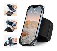 AIWOGEP 360 ° Rotatable & Removable Fascia da Braccio Sportiva, 3 in 1 Fascia da Braccio per Telefono da Jogging per Corsa, Allenamenti, Fare escursioni, Compatibile Smartphone 4.5-7 Pollici.