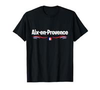 Aix-en-Provence Francia Bandiera Vacanza Souvenir Maglietta