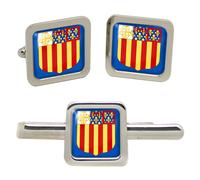 Aix-En-Provence (Francia) Quadrato Gemelli E Fermacravatta Set