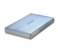 AIXCASE AIX-SUB2S 21 Silver Aluminium Housing/Drive 2 1 USB2 Silver, 0