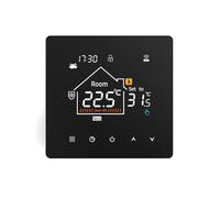 aixi-SHS Termostato Smart WiFi Programmabile, Controller di Temperatura con Schermo Tattile LCD, Controllo vocale Alexa/APP Tuya Controllo (3A per caldaia a gas/riscaldamento ad acqua)