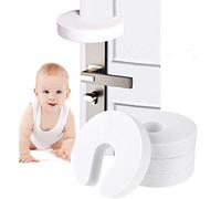 Aixingyun Fermaporta Sicurezza 4 Pezzi Porta Schiuma, Protezione per Bambini e Pets from Getting Bloccato nella Stanza
