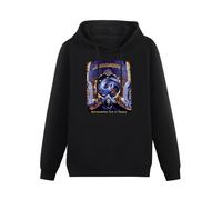 AIXINLI Bloodhoof Gamma Ray Speed Metal Hoody Unisex Ptinted Hoodies Long Sleeve Men's Hooded with Pocket Black XXXL