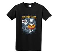 AIXINLI Helloween I Want out Tour Unisex 100% Cotton Short-Sleeve T-Shirts Black L