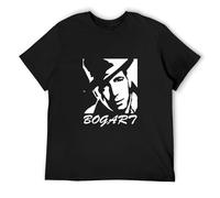 AIXINLI Humphrey Bogart Casablanca Maltese Falcon Hollywood Film Crew Neck Unisex Short Sleeve T-Shirt XL