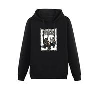 AIXINLI Immortal Battles in The North 2022 Hoody Unisex Ptinted Hoodies Long Sleeve Men's Hooded with Pocket Black XL