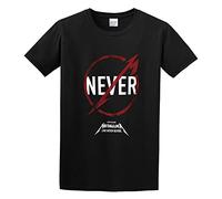 AIXINLI Metal Band Logo O-Neck 100% Cotton Short Sleeve Unisex T-Shirt S