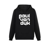 AIXINLI Paul Van Dyk House Hoody Unisex Ptinted Hoodies Long Sleeve Men's Hooded with Pocket Black XL
