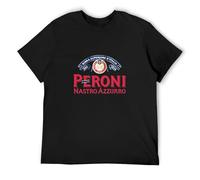 AIXINLI Peroni Nastro Azzurro Italian Beer O-Neck 100% Cotton Short Sleeve Unisex T-Shirt S