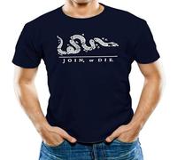AIXINLI Seating Jumping Universal Apparel Join Or Die Freedom Ben Franklin O-Neck 100% Cotton Short Sleeve Unisex T-Shirt XXL