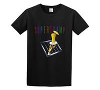 AIXINLI Supertramp The Very Best Crime of The Century Unisex 100% Cotton Short-Sleeve T-Shirts Black XL