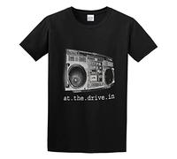 AIXINLI The Drive in Boombox Unisex 100% Cotton Short-Sleeve T-Shirts Black L