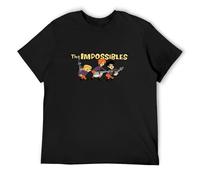 AIXINLI The Impossibles Retro Hanna Barbera O-Neck 100% Cotton Short Sleeve Unisex T-Shirt S