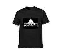 AIXINLI Truceklan-Hip Hop Rap Music-Truce Klan Mesh Unisex 100% Cotton Short-Sleeve T-Shirts Black XXL