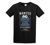 AIXINLI Wanted Monster O-Neck 100% Cotton Short Sleeve Unisex T-Shirt S