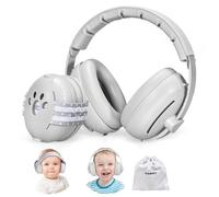 AIXMEET Paraorecchie 2 in 1 per bambini con riduzione del rumore, protezione acustica professionale per bambini da 0 a 36 mesi, riduce i danni all'udito e migliora il sonno
