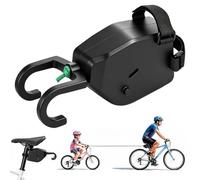 Aixxikum Corda Traino Bici Bambino 2,5 m per MTB, e-Bike e Bici Città | Corda elastica da traino per bambini e adulti, adatta a salite, gite in famiglia, bici da città, MTB ed e-bike
