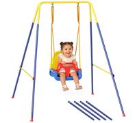 AIYAPLAY Altalena da Giardino per Bambini Pieghevole 9 Mesi 8 Anni Verde