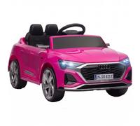AIYAPLAY Auto elettrica bambini 12V con telecomando clacson 3-4 anni Rosa | Macchina per bambini, 2 motori, avviso batteria scarica, avvio morbido, sospensione 4 ruote, fari LED, musica