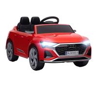 AIYAPLAY Auto elettrica per bambini 12V Audi Q8 3-4 anni Rossa