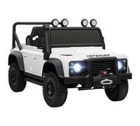 AIYAPLAY Auto elettrica per bambini, Land Rover Defender 110 SVX 12 V 7 Ah auto per bambini con telecomando, 2 motori, veicolo per bambini con start, soft stop, 4 ammortizzatori, clacson, MP3, luce