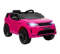 AIYAPLAY Auto Elettrica per Bambini Licenza Land Rover Discovery Bianco