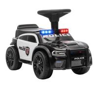 AIYAPLAY Auto per Bambini 18-36 Mesi a Spinta Manuale a Tema Polizia, Nero