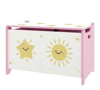 AIYAPLAY Baule Porta Giocattoli con Coperchio per Bambini 60x37x39 cm, Verde