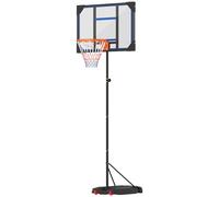AIYAPLAY Canestro da basket per bambini, altezza regolabile da 210-260 cm, canestro per esterni e interni con ruote, base di zavorra, regalo per bambini e bambine 6+ anni, blu