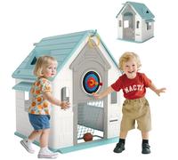 AIYAPLAY Casetta per Bambini 5 in 1 in PP Multicolore 132x118x124 cm