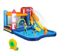 AIYAPLAY Castello Gonfiabile per Bambini 3-8 Anni, 360x250x195cm, Multicolore