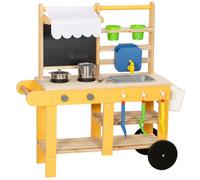 AIYAPLAY Cucina di Fango con Serbatoio d'Acqua per Bambini, Gialla