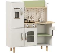 Aiyaplay Cucina giocattolo in legno per bambini 84X34X89 cm Bianco