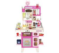 AIYAPLAY Cucina Giocattolo per Bambini 3-6 Anni con 104 Accessori Rosa