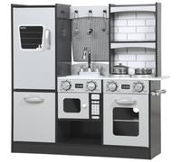 AIYAPLAY Cucina Giocattolo per Bambini 3-8 Anni in Legno e Accessori Marrone