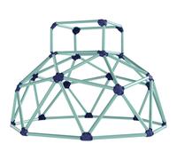 AIYAPLAY Cupola da arrampicata Ø182,5cm resistente ai raggi UV, impermeabile, domo da arrampicata per bambini fino a 90 kg, per 3-8 anni, plastica blu Aosom Italy