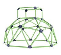 AIYAPLAY Gioco Arrampicata Bambini 3-8 Anni a Cupola per Interno ed Esterno con Bordi Smussati, Gioco per Bambini in Plastica, 182.5x182.5x119 cm, Verde e Viola