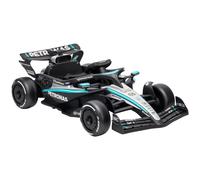 AIYAPLAY Go-Kart Elettrico 12V con Telecomando e Luci, 120x58x45 cm, Nero