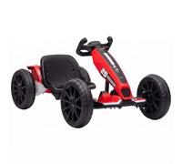 AIYAPLAY Go-Kart Elettrico Bambini 12V con Doppio Motore, Sedile Regolabile