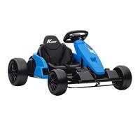 AIYAPLAY Go Kart elettrico per bambini 24V 6-18km/h drift 2 motori Blu