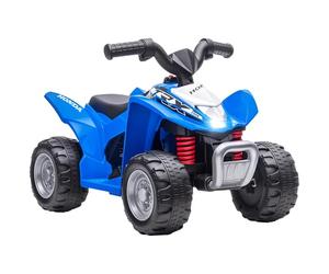 AIYAPLAY HONDA Quad Elettrico per Bambini 18-36 Mesi, Mini Quad per Bambini con Luci LED, Clacson e Pedali, Velocità max 2.8 km/h, 65.5x38.5x43.5 cm, Blu