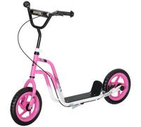 AIYAPLAY Kinderroller Scooter Tretroller Kickscooter mit verstellbarem Lenker, großen Rädern und Handbremse 12 Zoll Cityroller für 5-12 Jahren Jungen und Mädchen
