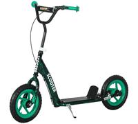 AIYAPLAY Kinderroller Scooter Tretroller mit verstellbarem Lenker, großen Rädern, Handbremse, Kickscooter, 11,8 Zoll Cityroller für 6-12 Jahren Jungen und Mädchen Stahl