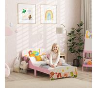 AIYAPLAY Lettino per Bambini 3+ Anni con Bordi Rialzati e Sponde, Letto Bambini in Legno, 143x77x60 cm, Rosa Il nostro letto per bambini AIYAPLAY è dotato di sponde e bordi alti per garantire ai picco