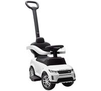 AIYAPLAY Macchinina Cavalcabile per Bambini Licenza Land Rover Discovery Bianco