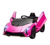AIYAPLAY Macchina Elettrica per Bambini 3-5 Anni 12V Lamborghini Autentica, Nero
