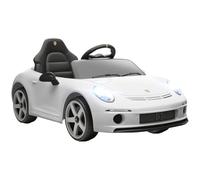 AIYAPLAY Macchina Elettrica per Bambini 3-5 Anni Licenza RUF GT Bianco | Auto Elettrica per Bambini, con Telecomando, Avvio Lento, Cintura di Sicurezza, Luci, Musica e USB